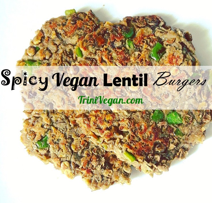 Spicy Vegan Lentil Burgers lentilburger