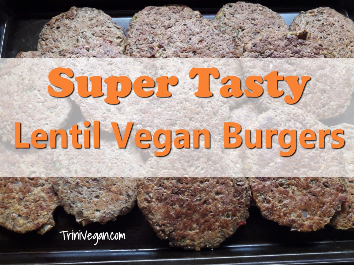 Super Tasty Vegan Lentil Burgers