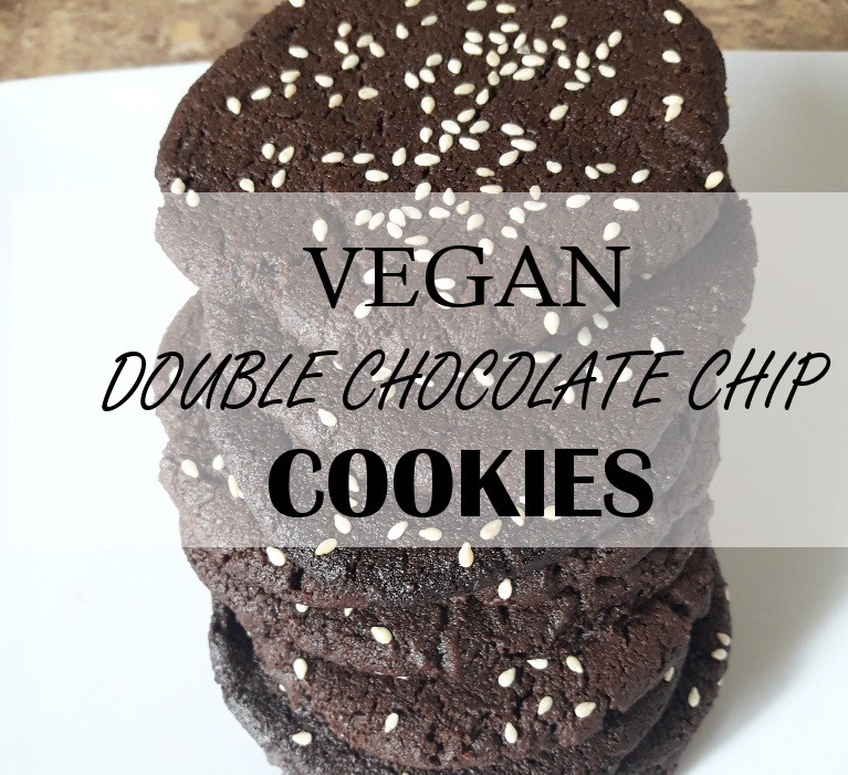 Once In A Blue Moon Vegan Double Chocolate Chip Cookies