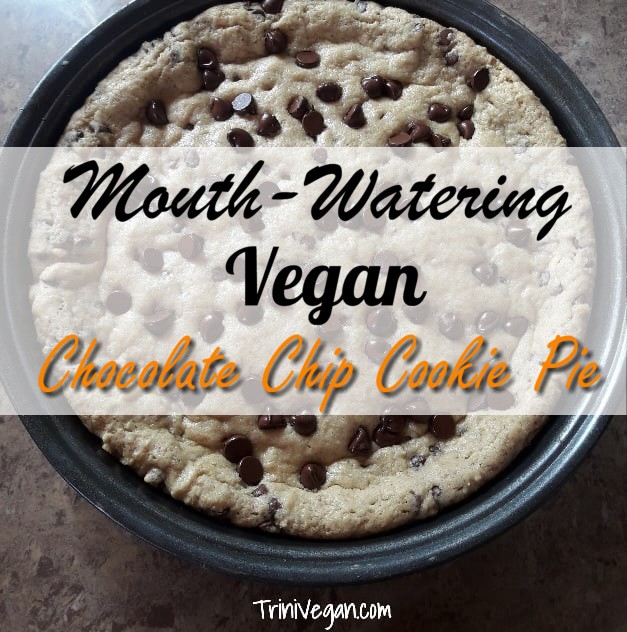 Mouth-Watering Vegan Chocolate Chip Cookie Pie